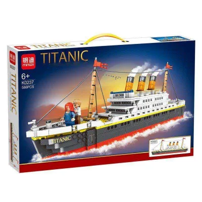 MINGDI K0237 0237 TÀU TITANIC bộ đồ chơi xếp lắp ráp ghép mô hình Movie & Game Phim Và Trò Chơi 586 khối
