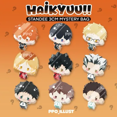 PPO | [GACHA] Standee mô hình HAIKYUU 3cm sát viền