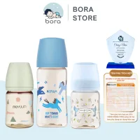 Bình sữa Moyuum Hàn Quốc họa tiết 170ml/ 270ml [Được chọn núm 1 - 4][Cam kết chính hãng]