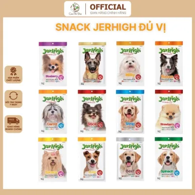 Snack JERHIGH cho chó, que mềm Jerhigh cho chó gói 70gr
