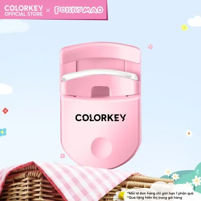 Bấm Mi COLORKEY Màu Hồng, Hỗ Trợ Mi Cong, Nhỏ Gọn