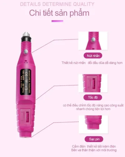 Phụ Kiện Thuận Lợi - Nail Polishing Machine - Bộ máy dũa móng điện