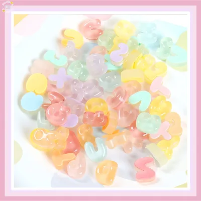 Charm Clear Letter Sticker, Mũ bảo hiểm trang trí DIY, Cốc nước, Vỏ điện thoại (Tặng Keo)