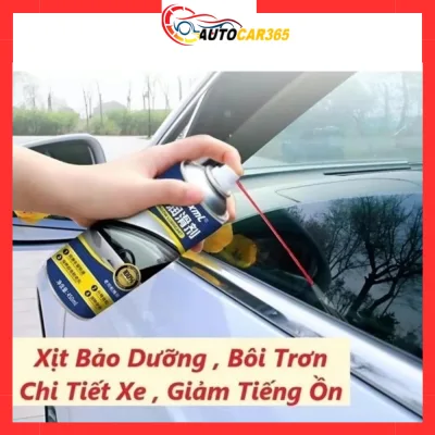 Chai Xịt Bôi Trơn Cửa Kính Ô Tô Dung Tích 450mlChống Kẹt Kính Bảo Dưỡng Gioăng Cao Su Cửa Nóc Ô Tô
