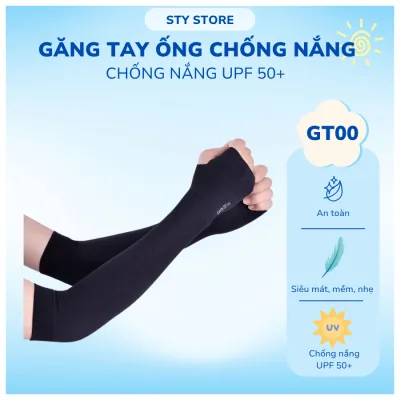 Găng tay xỏ ngón chống nắng, chống tia uv, Găng tay thể thao nam nữ Thương Hiệu STY - GT00