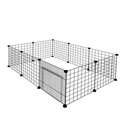 10 PCs iron mesh for fence multi-functional pet cat dog cage link wire carrier with assembly accessories