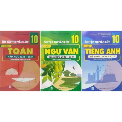 Books - Review for the 10Th Grade Entrance Exam Math + Literature + English - School Year 2026 - 2027 (According to the 2018 Education and Training Program)