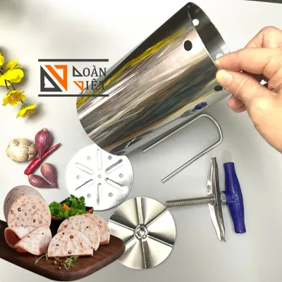 Khuôn Làm Giò Thủ, Chả Lụa, Giò xào, Chả Lạnh, Chả bò thịt nguội TRUYỀN THỐNG - INOX. Size 1KG, 500Gram. Đồ Gia Dụng nhà bếp pha chế làm bánh nguyên liệu