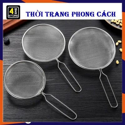 Dụng Cụ Ray Cháo Cho Bé Ăn Dặm / Ray Lọc Thức Ăn - Dụng Cụ Lưới Lọc Bột Trứng Siêu Mịn Tiện Dụng - Vợt Lọc Sữa Hạt Bằng Thép Không Gỉ , Dụng Cụ Nhà Bếp