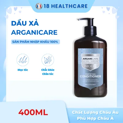 Arganicare Biotin conditioner cares for and restores damaged hair, nourishes and softens hair, 400ml