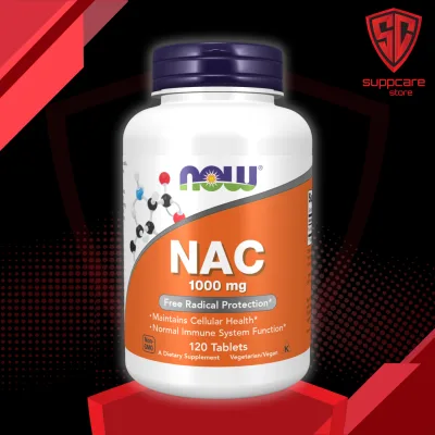 Giải Độc Gan | Now Foods N-Acetyl-Cysteine NAC [600 - 1000mg] | Tăng Cường Chức Năng Gan [100 - 120 - 250 viên] - Chính hãng tại SUPPCARE