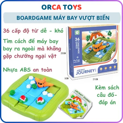 Giải Đố Máy Bay Vượt Biển - Giúp Bé Phát Triển Trí Tuệ Tư Duy Logic - Tăng Tương Tác Với Ba Mẹ - ORCATOYS