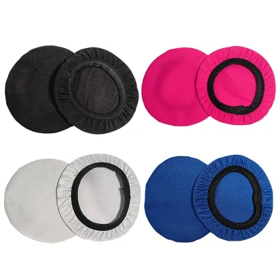 1 Cặp Đệm Tai Nghe Bằng Cotton Mềm Đàn Hồi Chống Bụi Có Thể Tái Sử Dụng