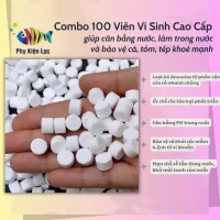 COMBO 100 Viên VI SINH cao cấp giúp cân bằng nước, làm trong nước và bảo vệ cá, tôm, tép khoẻ mạnh