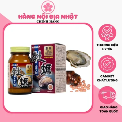 Functional Food Orihiro Fresh Oyster Essence 120 Tablets to Enhance Physiology for Men or Women