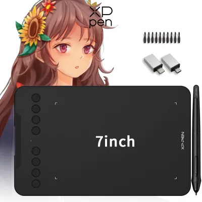 Máy tính bảng vẽ đồ họa XPPen Deco mini7 V2 kèm bút cảm ứng lực 16384 mức (7x4,37 inch)