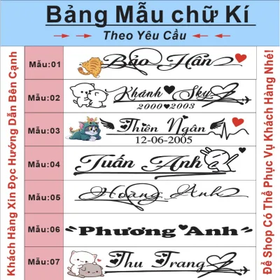 Tem tên theo yêu cầu, tem chữ ký theo yêu cầu dán xe máy, dán ô tô, mũ bảo hiểm,...Decal chống nước bền màu