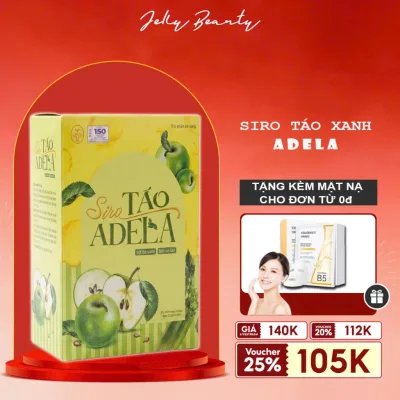 Trà Táo Xanh Giảm Cân Kelly DETOX Trà Thảo Mộc Giảm Cân Adela Hộp 12 gói Phiên bản mới 2026
