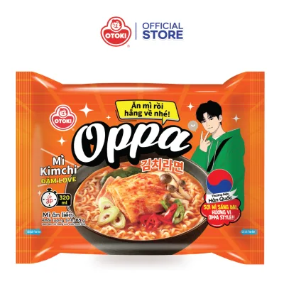 Combo 10 gói mì ăn liền Oppa vị Kimchi Otoki 65g