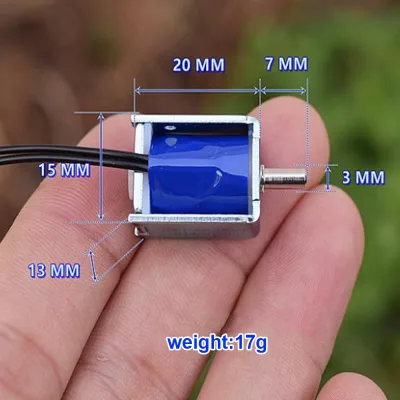 Van Điện Từ Mini DC 6V 5V JQF1-6A Chuyên Dụng Cho Y Tế