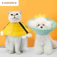 MAOMEI Mềm Vòng cổ phục hồi hình con ong cho mèo Có thể điều chỉnh Bông Vòng tròn ELIZABETH cho chó Vòng cổ mèo Chống liếm Cổ áo Elizabeth mèo Ngừng liếm