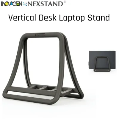 Giá đỡ máy tính xách tay dọc NEXSTAND K11 cho bàn làm việc, Đế máy tính xách tay để bàn màu trắng, Giá đỡ máy tính xách tay dọc Tiết kiệm không gian cho tất cả máy tính xách tay, máy tính bảng
