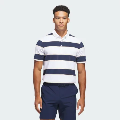 adidas Đánh gôn ÁO POLO ULTIMATE365+ JUMBO STRIPE CLIMACOOL Nam trắng JZ0475