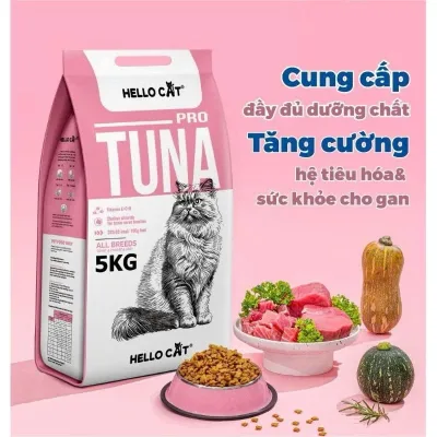Thức ăn hạt Hello Cat Hạt Mèo Giá Rẻ Thức Ăn Khô Dành Cho Mèo Giảm Mùi Hôi Phân