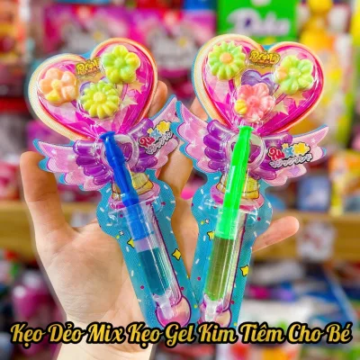 Lốc 20 Cây Kẹo Dẻo Mix Kẹo Gel Kim T.iêm Cho Bé Cưng - Bánh Kẹo Halloween