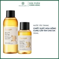 Nước Tẩy Trang Cocoon Hoa Hồng Cấp Ẩm Da Rose Bi-Phase Micellar Water Hasaki Sản Phẩm Chính Hãng