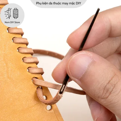 Fashion twist sewing needle leather rope clip leather band clip leather craft tool DIY handbag waist bag wallet