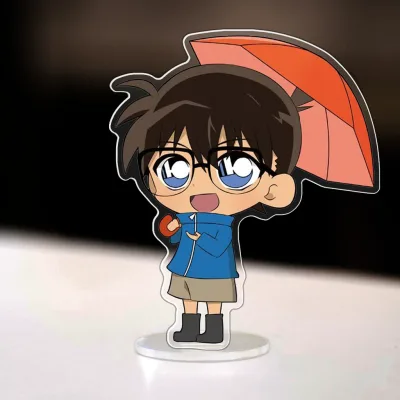 Mô hình đứng standee bằng arcrylic Thám Tử Lừng Danh Conan movie 28 Shinichi Ran Anime Chibi decor góc học tập