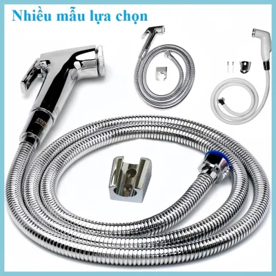 Vòi xịt vệ sinh vòi xịt bồn cầu vòi xịt toilet kèm dây dẫn và đế cài