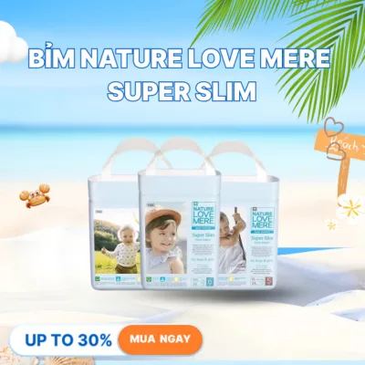 Bỉm Quần & Bỉm Dán Siêu Mỏng Super Slim Size NB S M L XL XXL