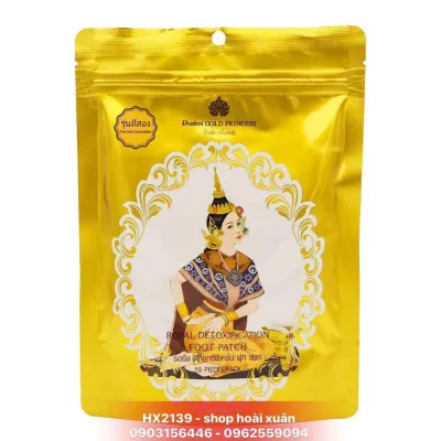Miếng Dán Thải Độc Chân Dusitra Gold Princess Thái Lan ( gói 10 miếng ) - HX2139 - Làm đẹp / Chăm sóc cá nhân / Tắm & Chăm sóc cơ thể / Chăm sóc bàn chân / Khử mùi hôi chân