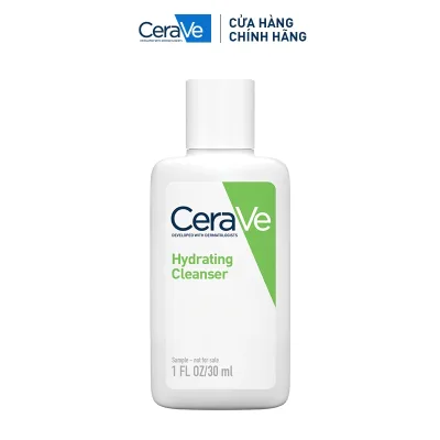 Sữa rửa mặt giúp làm sạch sâu dành cho da thường và da khô Cerave Hydrating Cleanser 30ML