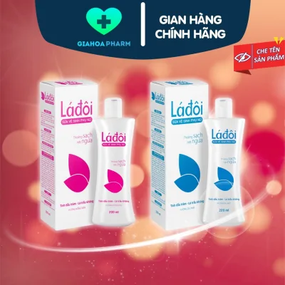 Shema Lá đôi - Dung dịch sữa vệ sinh phụ nữ (MERAP GROUP) an toàn da nhạy cảm, ngăn mùi hôi, nấm ngứa, huyết trắng