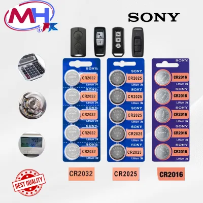Pin Sony CR2032 / CR2025 / CR2016 3V (Pin CMOS) dùng cho remote xe máy, thiết bị y tế...