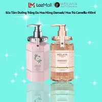Sữa Tắm Nước Hoa Weilaiya Chính Hãng Tủy Mật Hoa Hồng Damask Hoa Trà Camellia 450ml