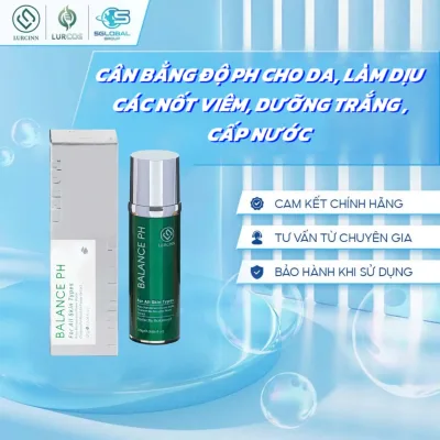 Nước Hoa Hồng Lurcinn Balance PH Toner 120ml Hỗ Trợ Cân Bằng Độ PH Cho Làn Da, Thu Nhỏ Lỗ Chân Lông