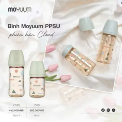 Bình Sữa Moyuum Hàn Quốc Đủ Mẫu (170ml & 270ml) - An Toàn, Tiện Lợi Cho Bé