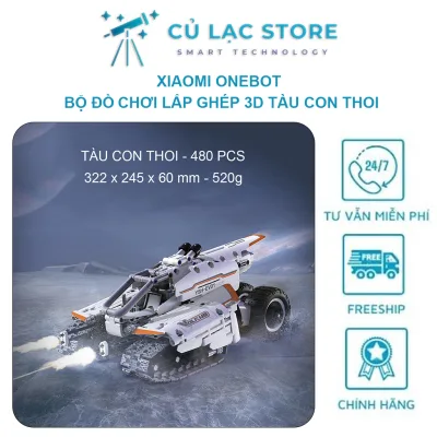 Bộ đồ chơi xếp hình lắp ráp tàu con thoi phi thuyền chiến đấu, hướng dẫn lắp ghép 3D trên điện thoại