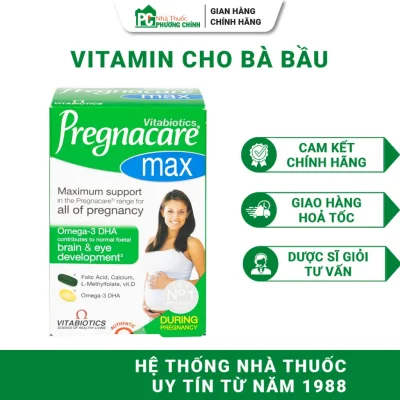 Vitamin Tổng Cho Bà Bầu Vitabiotics Pregnacare Max - Bổ Sung Vitamin & Khoáng Chất 84 Viên/Hộp