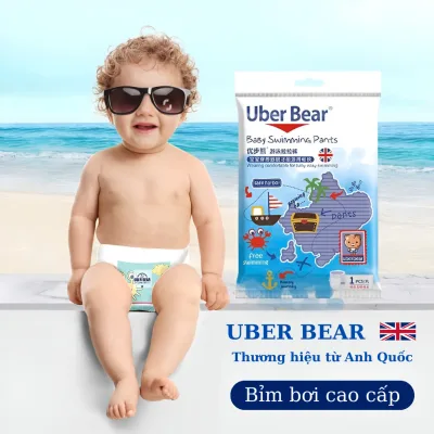 Bỉm quần bơi Uber Bear dùng một lần cho bé, chống tràn và mềm mại, đủ size túi/1 chiếc