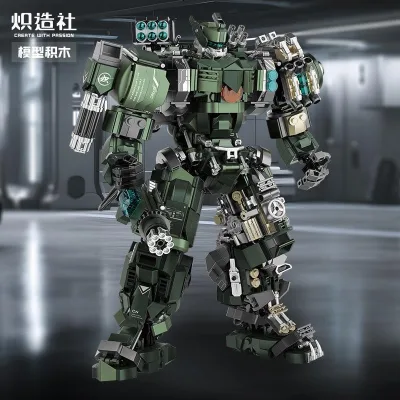 Mô hình robot cơ khí lắp ráp mini – Phong cách công nghiệp – Đồ chơi trí tuệ cho bé trai