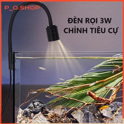 Đèn Rọi Bể Cá Thủy Sinh 3w-5w Tùy Chỉnh Tiêu Cự, Dành Cho Bể Biotope, Gom Và Tỏa Ánh Sáng Tùy Ý,Độ Thẩm Mỹ Cao