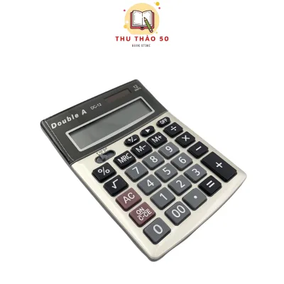Máy tính, máy tính tiền cơ bản 12 số Double A DC-12 DC12. - Văn phòng phẩm Thu Thảo