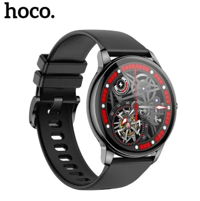 Hoco Y10 AMOLED Đông hồ thể thao thông minh 1.3inch Đồng hồ thông minh unisex đồng hồ thiết bị theo dõi sức khỏe thể thao 3ATM Chống thấm nước với cáp sạc không hỗ trợ cuộc gọi cho tất cả điện thoại thông minh phổ thông